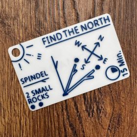 Outdoor Survival Guide Card Navigation