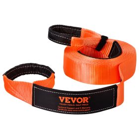 Car Tow Cable Towing Strap Rope 36000 Lbs 30ft 3-inch Emergency Heavy Duty