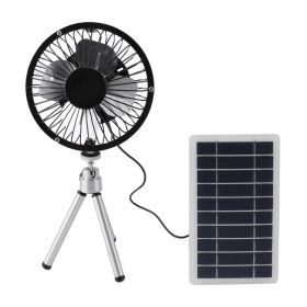 10W Solar Panel Exhaust Fan Monocrystalline Silicon Solar Powered Ventilator Fan Kit With Stand For Pet House Chicken Coop RV Greenhouse