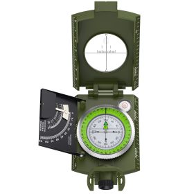 Metal Military Compass Sighting Clinometer Survival Hiking Gear Waterproof IP65
