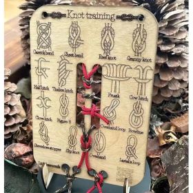 Outdoor Survival Camping Knot-tying Practice Tool