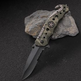 Outdoor Multi-Function Folding Knife Portable Wilderness Survival