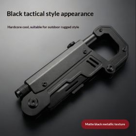 Multi-Functional Carabiner Knife Outdoor Portable Multi-tool With LED Light For Survival