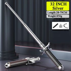 Outdoor Tactical Trekking Poles Retractable Camping Hiking Survival Stick Tools