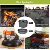 12-Piece Aluminum Camping Cookware Set