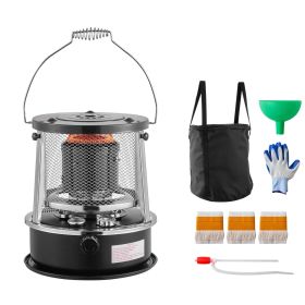 9000 BTU Portable Kerosene Heater & Stove, 2 in 1 Non-Electric Indoor Outdoor Heater with Adjustable Height & Flame & Easy Storage,for Camping