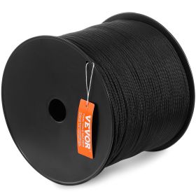 Braided Nylon Rope, 3/16 In X 1000 Ft, 32 Strands, 720 LBS Breaking Strength Outdoor Climbing Rope, Arborist Tree Climbing Rigging Rope For Rock...
