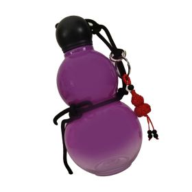 Gourd Style Water Bottle PC 800ml Insulated Chinese Retro Portable Sports Water Bottle For Men Women Purple