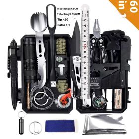 Multi-Functional Outdoor Survival Equipment Tool Box 60-in-one Suit
