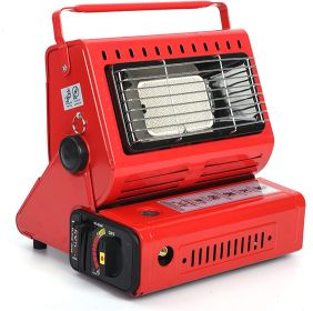 Portable Butane Gas Heater Camping Camp Tent Outdoor Hiking Camper Survival Red