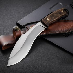 Foreign Trade Outdoor Emergency Survival Knife Curved Blade Household Thickened