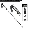 5-Section Collapsible Hiking Trekking Poles